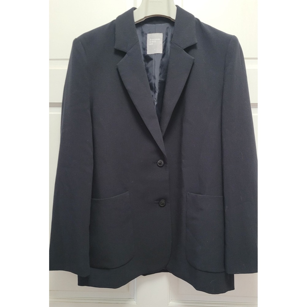 8 Seconds Women's Rayon Blend Suit Blazer Jacket - Black - Small - NWOT